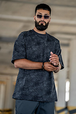 Men's printed T-shirt Oversized Stone Ash Teamv 8034278 photo №1