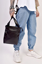 Messenger bag in smooth leather with wide strap Mamakazala 8038278 photo №1