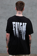 Übergroßes Herren-T-Shirt mit Aufdruck Without Fight Schwarz Without 8049278 Foto №2