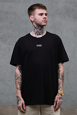 Übergroßes Herren-T-Shirt mit Aufdruck Without Fight Schwarz Without 8049278 Foto №4
