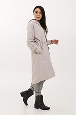 Stylish autumn raincoat balloon in a casual style with a zipper Garne 3039279 photo №4