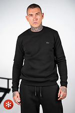 Warmes Herren-Sweatshirt mit Logo Basic Black Teamv 8034279 Foto №1