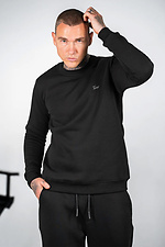 Warmes Herren-Sweatshirt mit Logo Basic Black Teamv 8034279 Foto №2