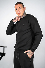 Warmes Herren-Sweatshirt mit Logo Basic Black Teamv 8034279 Foto №3