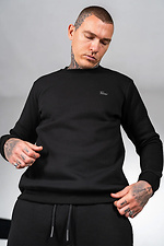 Warmes Herren-Sweatshirt mit Logo Basic Black Teamv 8034279 Foto №5