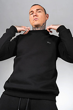 Warmes Herren-Sweatshirt mit Logo Basic Black Teamv 8034279 Foto №6