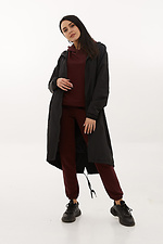 Stylish autumn raincoat balloon in a casual style with a zipper Garne 3039280 photo №4