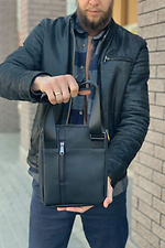 Shoulder bag in brushed leather with wide strap Mamakazala 8038280 photo №2