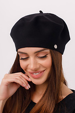 The beret is black Garne 4496281 photo №1