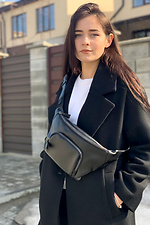 Universal banana belt bag made of glossy leatherette Mamakazala 8038281 photo №1