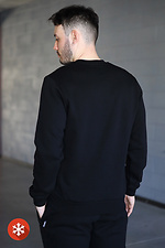 Warm printed sweatshirt "Flag_line" black Garne 9001281 photo №2