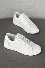Boys' Teenage Leather Lace Up Sneakers  8019283 photo №7