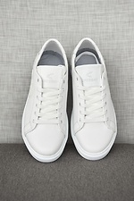 Boys' Teenage Leather Lace Up Sneakers  8019283 photo №8