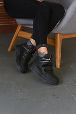 Подростковые черные ботинки для мальчика 8018284 фото №3