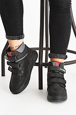 Подростковые черные ботинки для мальчика 8018284 фото №8