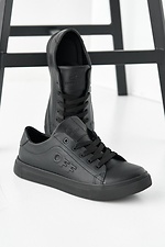 Boys' Teenage Leather Lace Up Sneakers  8019284 photo №1