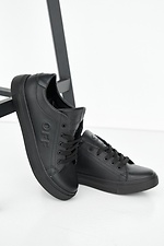 Boys' Teenage Leather Lace Up Sneakers  8019284 photo №2