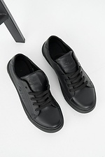 Boys' Teenage Leather Lace Up Sneakers  8019284 photo №3