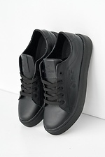 Boys' Teenage Leather Lace Up Sneakers  8019284 photo №4