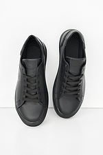 Boys' Teenage Leather Lace Up Sneakers  8019285 photo №5