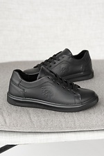 Boys' Teenage Leather Lace Up Sneakers  8019285 photo №6