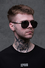 Sunglasses Without Aviator Black Without 8049286 photo №6