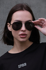 Sunglasses Without Aviator Black Without 8049286 photo №8