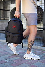Casual Schulrucksack für Jungen mit Print Spider-Man schwarz Without 8055286 Foto №2