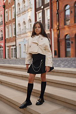 Children's black knee socks plain M-SOCKS 2040287 photo №1