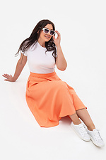 DAIRE Loose Orange Skirt Garne 3043287 photo №5