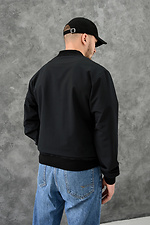Waterproof bomber jacket black with a zipper GARD 8011287 photo №4