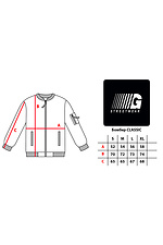 Waterproof bomber jacket black with a zipper GARD 8011287 photo №8