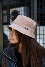 Warmer Fischerhut aus Kunstleder in Beige Without 8048287 Foto №4