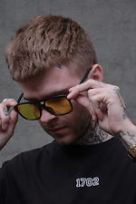 Sonnenbrille ohne starkes Gelb Without 8049288 Foto №6