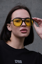 Sonnenbrille ohne starkes Gelb Without 8049288 Foto №7