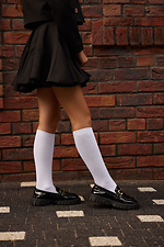 Children's white knee socks plain M-SOCKS 2040290 photo №5