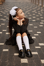 Children's white knee socks plain M-SOCKS 2040290 photo №6