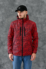 Waterproof jacket windbreaker red with a hood GARD 8011290 photo №1