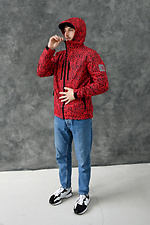 Waterproof jacket windbreaker red with a hood GARD 8011290 photo №3