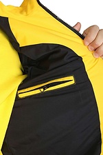 Warm yellow jacket with a hood Custom Wear 8025290 photo №8
