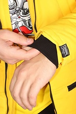 Warme gelbe Jacke mit Kapuze Custom Wear 8025290 Foto №9