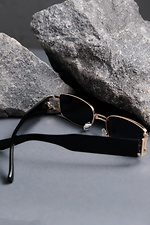 Sunglasses With Piercing Without Iron Gold Without 8049290 photo №4