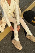Plain milk tights M-SOCKS 2040291 photo №2