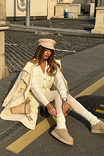 Plain milk tights M-SOCKS 2040291 photo №9