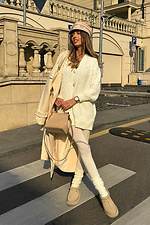 Plain milk tights M-SOCKS 2040291 photo №11
