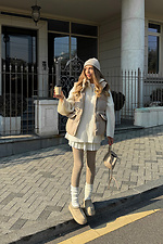Beige pantyhose plain M-SOCKS 2040292 photo №7