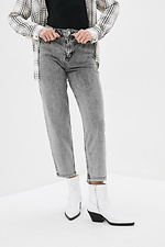 Mid-Rise Short Gray Jeans  4009294 photo №1