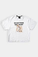 Übergroßes T-Shirt OGONPUSHKA Kätzchen weiß OGONPUSHKA 8043294 Foto №10