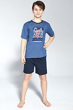 Хлопковая подростковая пижама на лето с шортами Cornette 2026295 фото №1