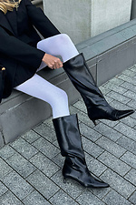 Білі колготки однотонні M-SOCKS 2040295 фото №5